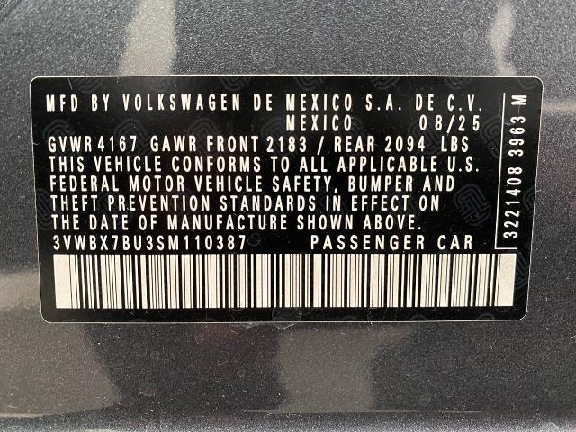 2025 Volkswagen Jetta Vehicle Photo in Appleton, WI 54913