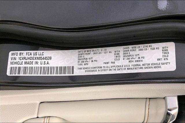 2022 Jeep Grand Cherokee Vehicle Photo in Kansas City, MO 64114