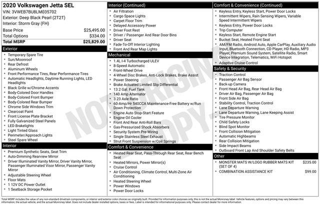 2020 Volkswagen Jetta Vehicle Photo in Puyallup, WA 98371