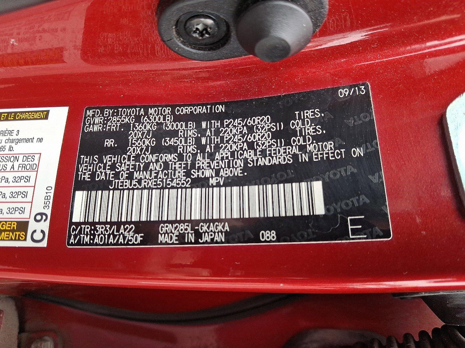 2014 Toyota 4Runner Vehicle Photo in Harrisburg, PA 17111