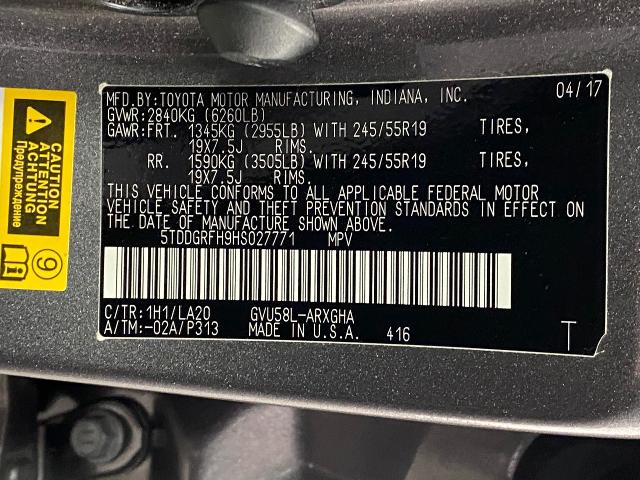 2017 Toyota Highlander Vehicle Photo in Appleton, WI 54913