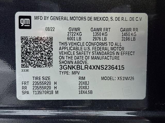 2022 Chevrolet Blazer Vehicle Photo in PUYALLUP, WA 98371-4149