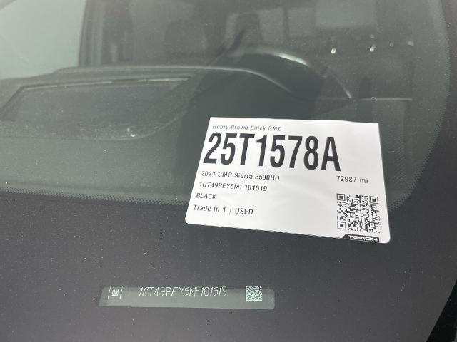 2021 GMC Sierra 2500 HD Vehicle Photo in GILBERT, AZ 85297-0402