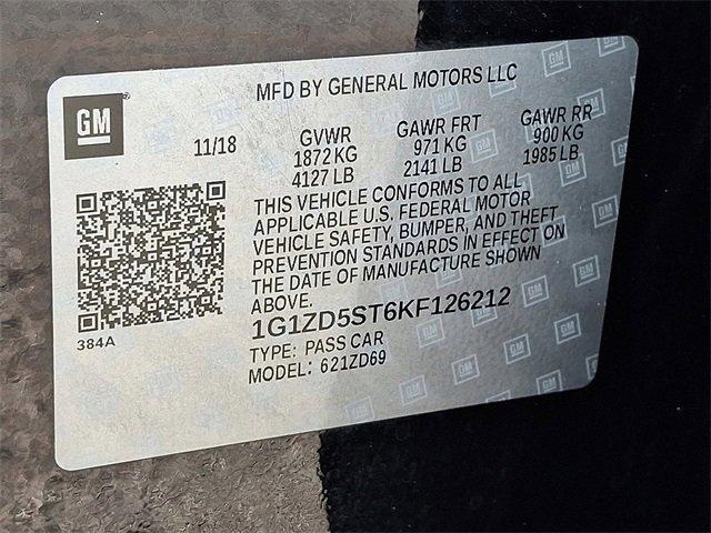 2019 Chevrolet Malibu Vehicle Photo in LANCASTER, PA 17601-0000