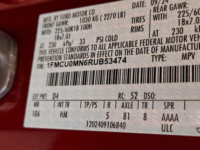 2024 Ford Escape Vehicle Photo in Weatherford, TX 76087