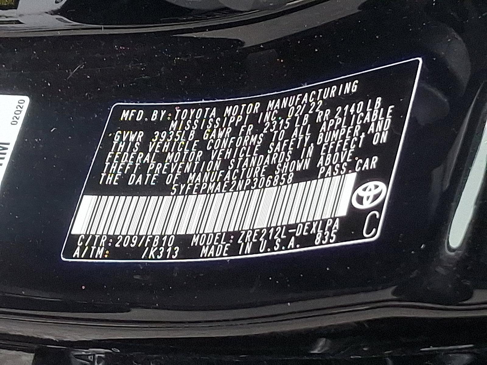 2022 Toyota Corolla Vehicle Photo in Harrisburg, PA 17111-1033