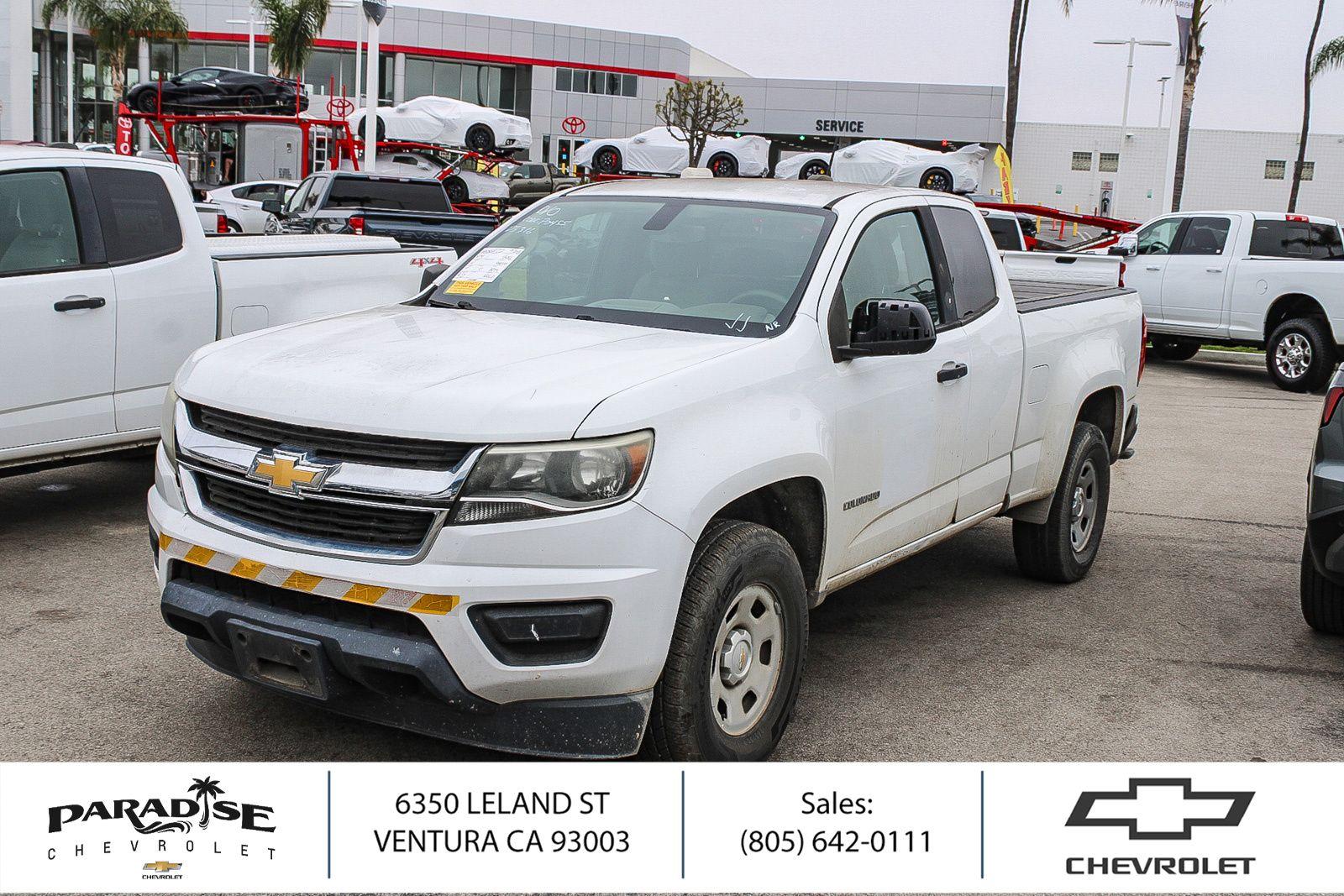 Summit White 2016 Chevrolet Colorado Work Truck Extended Cab LB RWD Pickup Truck 4X2 Automatic
