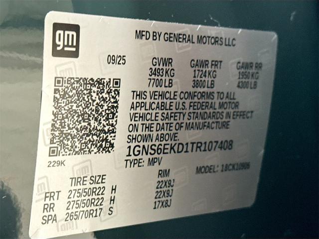 2026 Chevrolet Suburban Vehicle Photo in EVERETT, WA 98203-5662