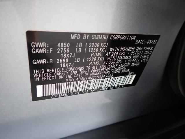 2022 Subaru Outback Vehicle Photo in ZELIENOPLE, PA 16063-2910