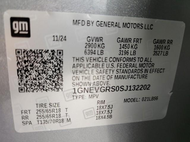 2025 Chevrolet Traverse Vehicle Photo in MANITOWOC, WI 54220-5838