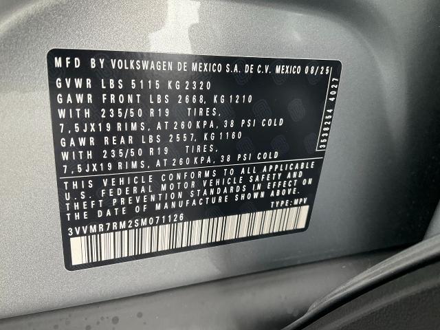 2025 Volkswagen Tiguan Vehicle Photo in Oshkosh, WI 54904