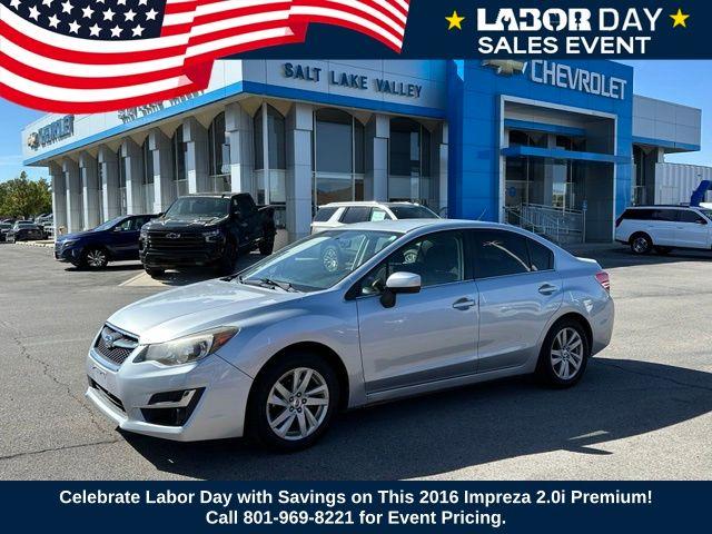 2016 Subaru Impreza Sedan Vehicle Photo in West Valley City, UT 84120-3299