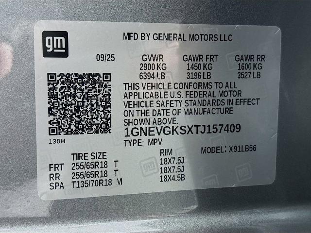 2026 Chevrolet Traverse Vehicle Photo in PUYALLUP, WA 98371-4149