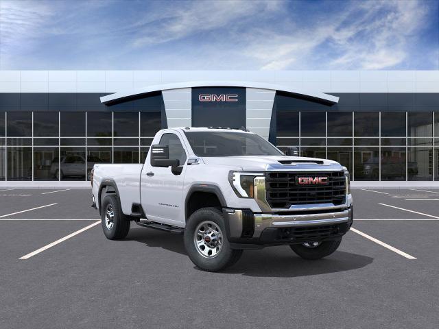 Summit White 2025 GMC Sierra 3500HD Pickup Truck Four-Wheel Drive Automatic