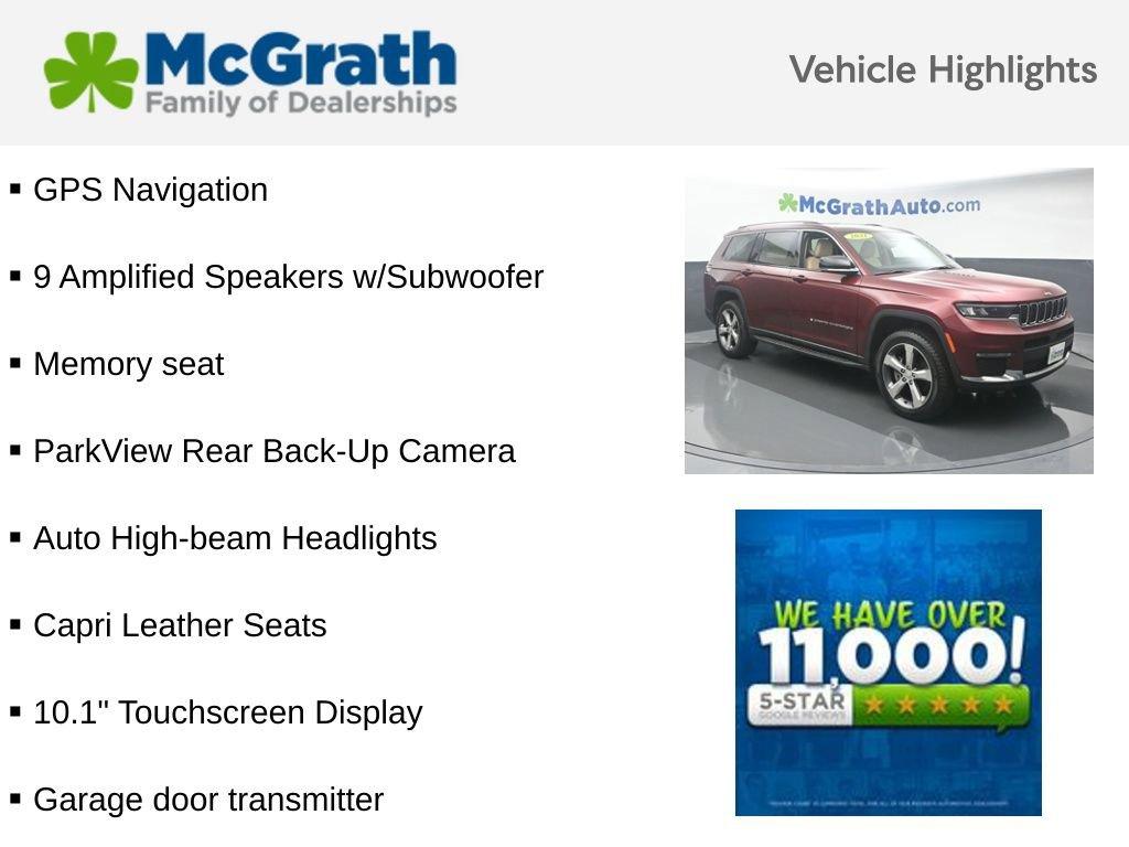 2021 Jeep Grand Cherokee L Vehicle Photo in Cedar Rapids, IA 52402