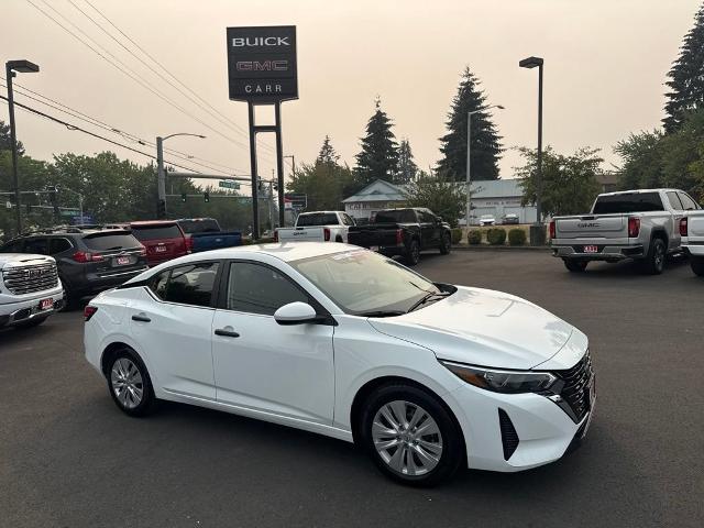 White 2025 Nissan Sentra Sedan Front-Wheel Drive Continuously Variable Transmission