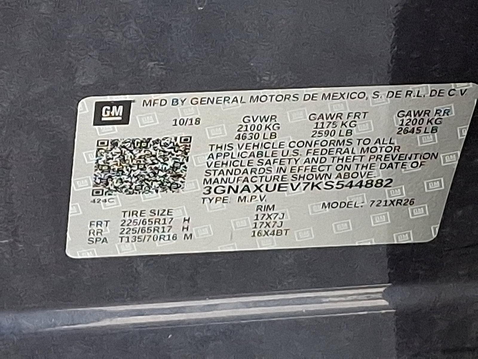 2019 Chevrolet Equinox Vehicle Photo in Harrisburg, PA 17111