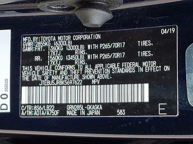 2019 Toyota 4Runner Vehicle Photo in DANBURY, CT 06810-5034