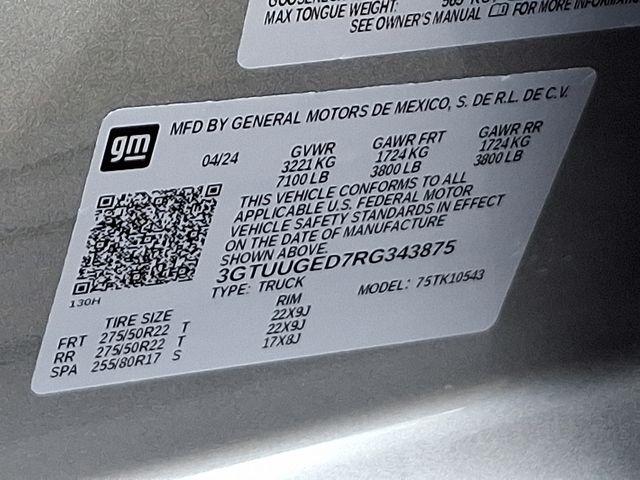 2024 GMC Sierra 1500 Vehicle Photo in DANBURY, CT 06810-5034