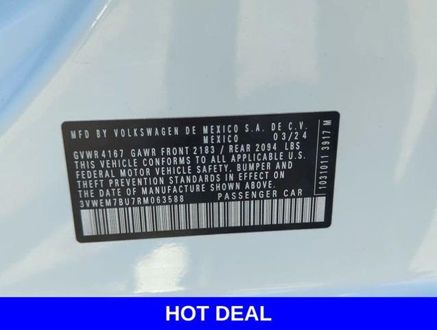 2024 Volkswagen Jetta Vehicle Photo in Merrillville, IN 46410