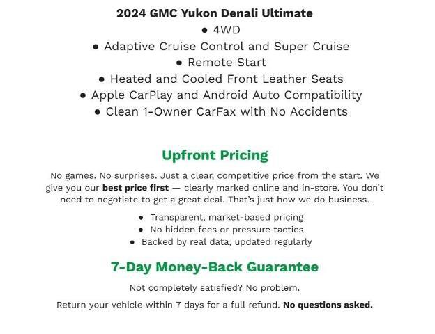 2024 GMC Yukon Vehicle Photo in APPLETON, WI 54914-8833