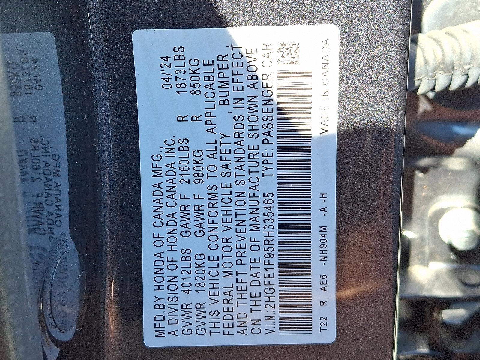 2024 Honda Civic Sedan Vehicle Photo in Harrisburg, PA 17111