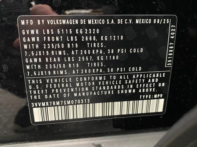 2025 Volkswagen Tiguan Vehicle Photo in Appleton, WI 54913