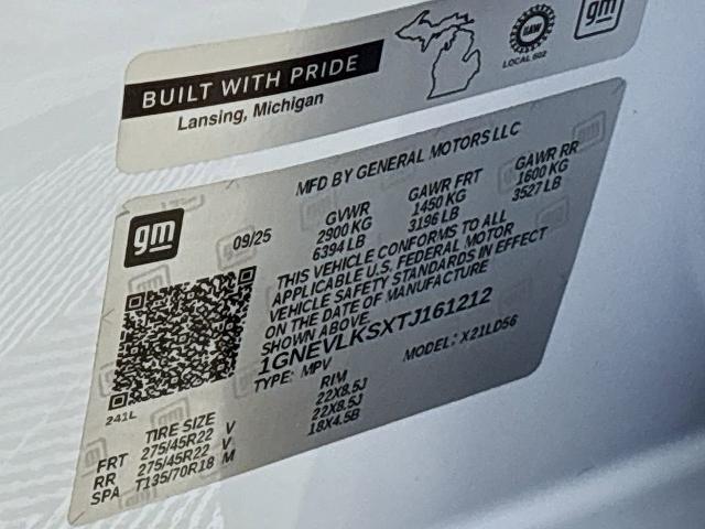 2026 Chevrolet Traverse Vehicle Photo in PUYALLUP, WA 98371-4149