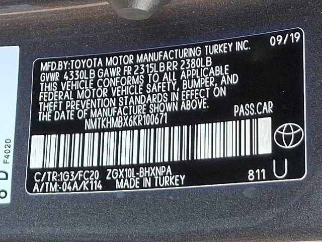 2019 Toyota C-HR Vehicle Photo in DANBURY, CT 06810-5034