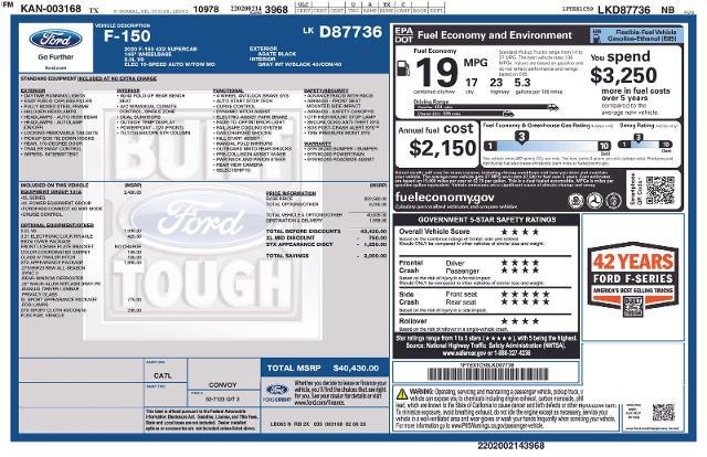 2020 Ford F-150 Vehicle Photo in Weatherford, TX 76087