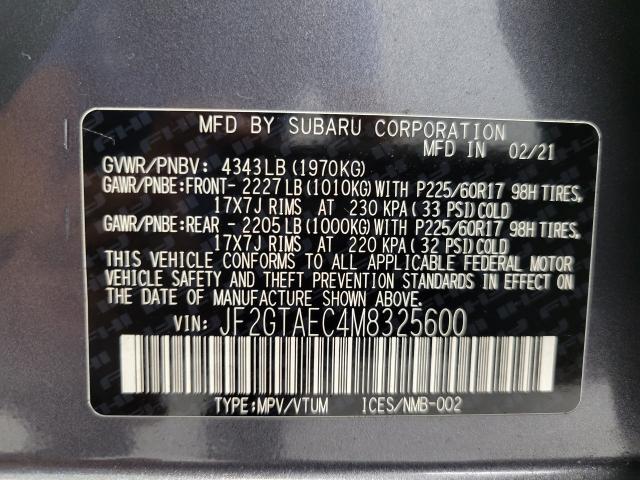 2021 Subaru Crosstrek Vehicle Photo in NEENAH, WI 54956-2243