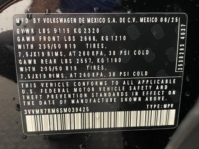 2025 Volkswagen Tiguan Vehicle Photo in Appleton, WI 54913