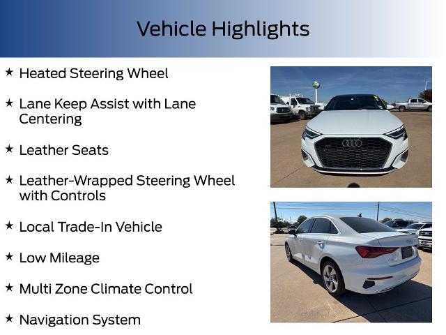 2023 Audi A3 Vehicle Photo in Weatherford, TX 76087