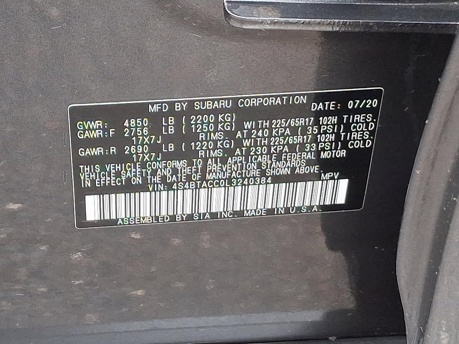 2020 Subaru Outback Vehicle Photo in Trevose, PA 19053