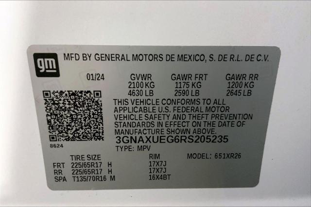 2024 Chevrolet Equinox Vehicle Photo in INDEPENDENCE, MO 64055-1314