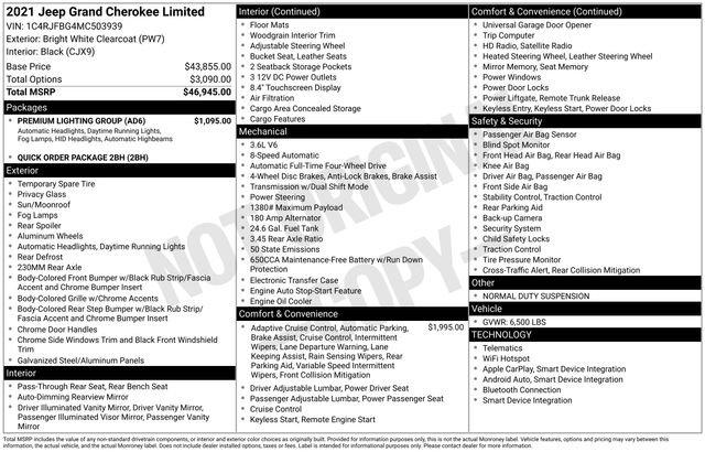 2021 Jeep Grand Cherokee Vehicle Photo in Flemington, NJ 08822