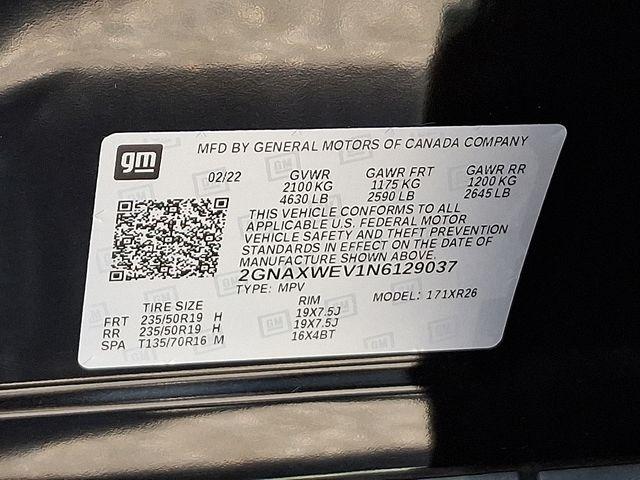 2022 Chevrolet Equinox Vehicle Photo in DANBURY, CT 06810-5034