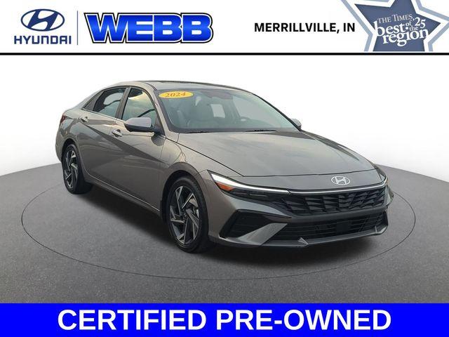 2024 Hyundai ELANTRA Vehicle Photo in Merrillville, IN 46410