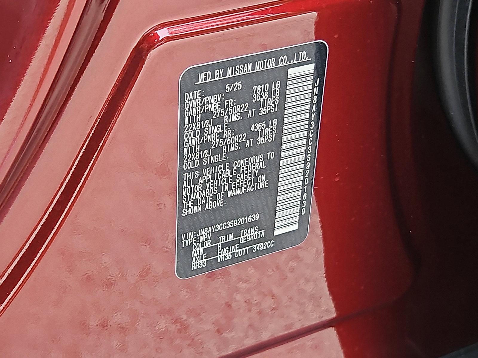 2025 Nissan Armada Vehicle Photo in Jenkintown, PA 19046