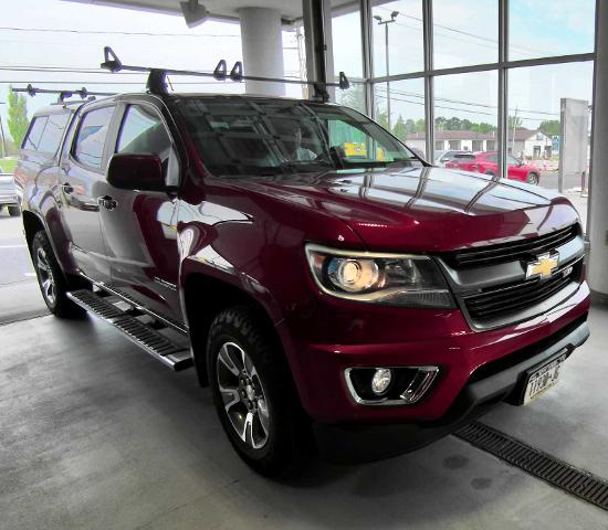 Cajun Red Tintcoat 2018 Chevrolet Colorado Pickup Truck Four-Wheel Drive 8-Speed Automatic
