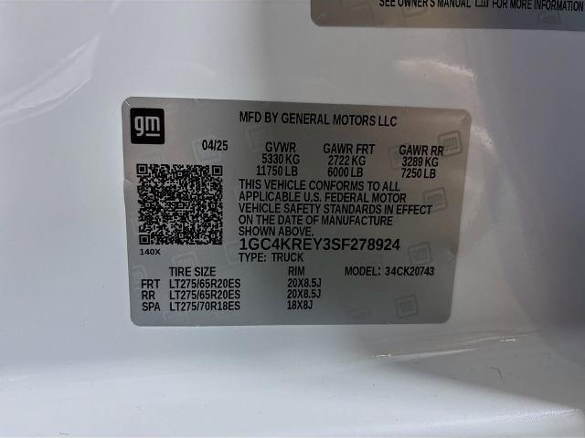 2025 Chevrolet Silverado 2500 HD Vehicle Photo in PUYALLUP, WA 98371-4149