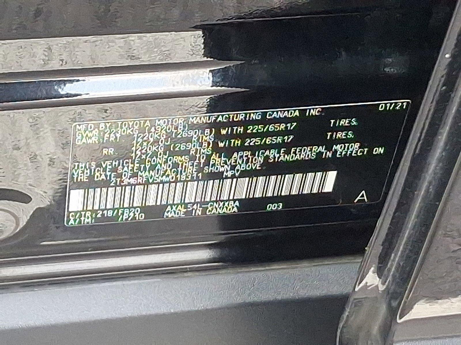 2021 Toyota RAV4 Vehicle Photo in Harrisburg, PA 17111