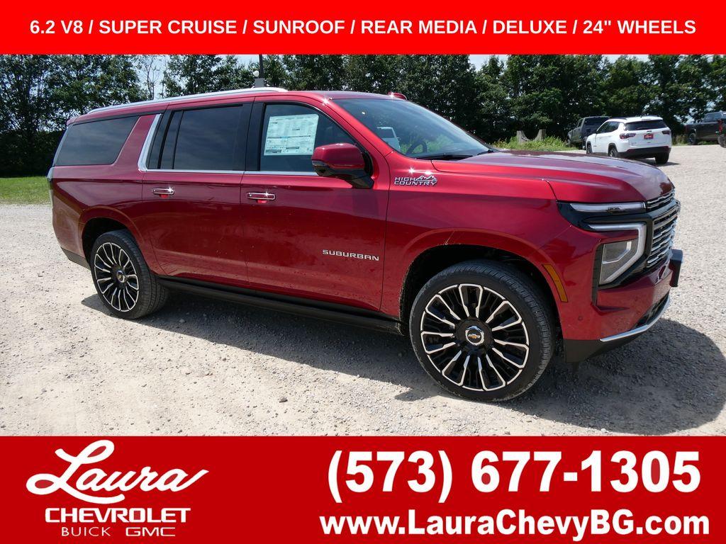 Radiant Red Tintcoat 2026 Chevrolet Suburban SUV / Crossover Four-Wheel Drive Automatic
