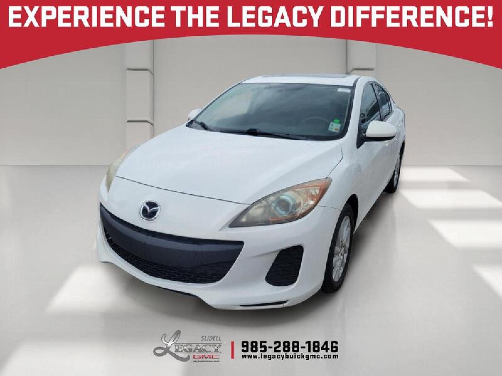  2012 Mazda MAZDA3 Sedan Front-Wheel Drive 6-Speed Automatic
