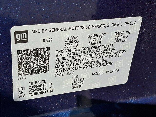 2022 Chevrolet Equinox Vehicle Photo in LANCASTER, PA 17601-0000