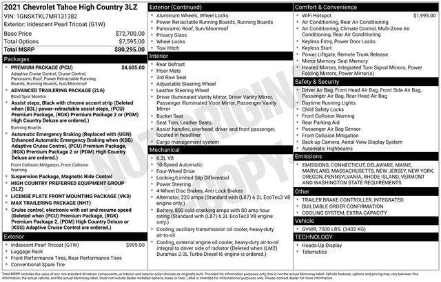 2021 Chevrolet Tahoe Vehicle Photo in DANBURY, CT 06810-5034
