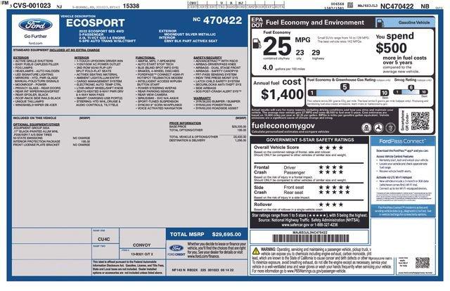 2022 Ford EcoSport Vehicle Photo in Flemington, NJ 08822