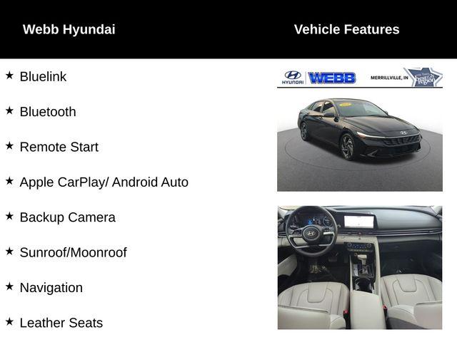 2024 Hyundai ELANTRA Hybrid Vehicle Photo in Merrillville, IN 46410
