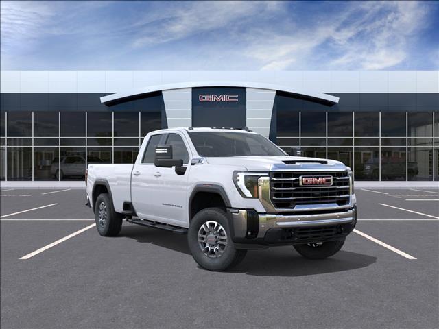 Summit White 2025 GMC Sierra 3500HD Pickup Truck Four-Wheel Drive Automatic