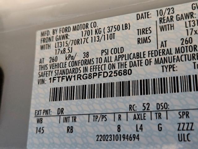 2023 Ford F-150 Vehicle Photo in Weatherford, TX 76087